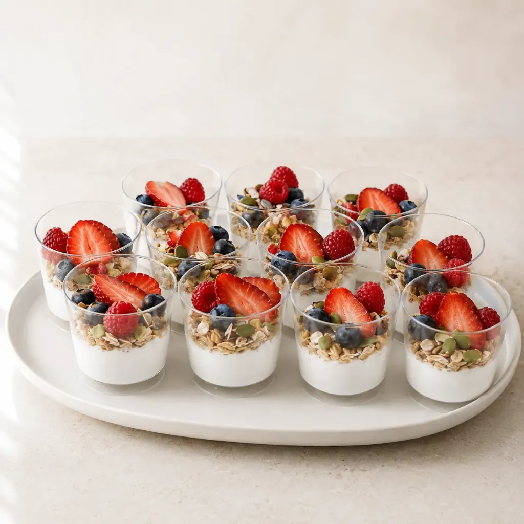 Fresh Fruit Coconut Yoghurt Cup - Vegan